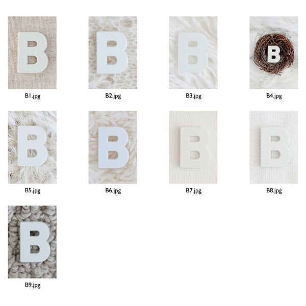 Alphabet Photos - Letter B