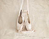 Personalized Ballet Print - Ballerina Slippers Print